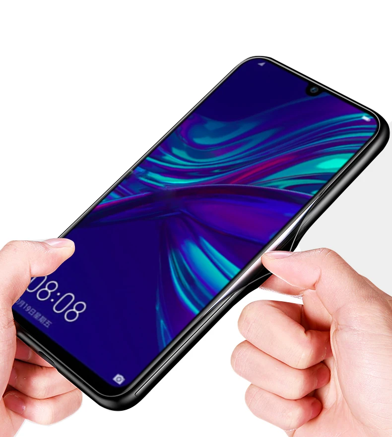 Для Huawei Honor 10i чехол Honor 10i PC Пластиковый стеклянный чехол для телефона черный ТПУ бампер чехол для Huawei Honor 10i HRY-LX1T 10 i чехол