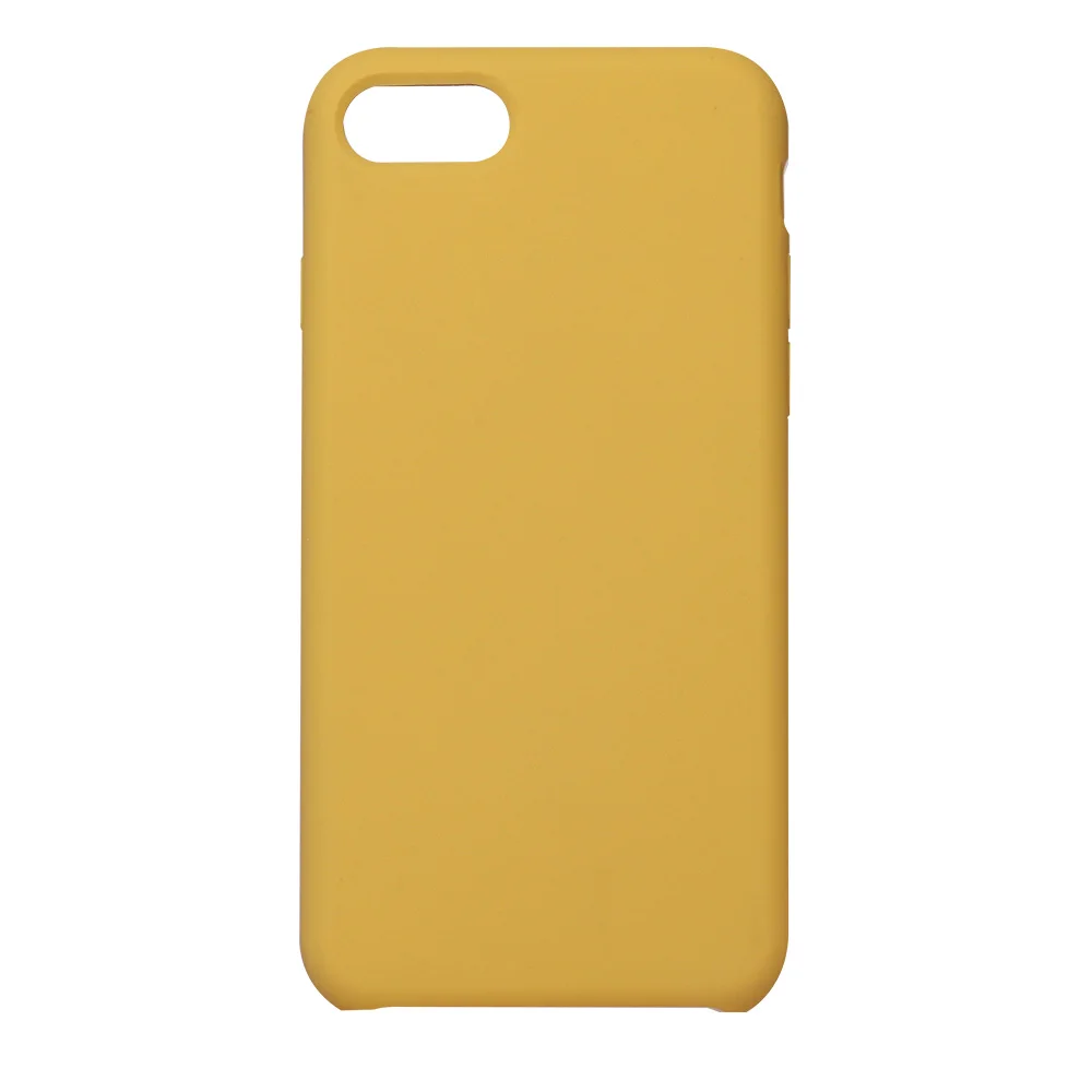 29.Gold Ikase Store жидкий силиконовый чехол для мобильного телефона для iphone x xr xs max мягкое Сенсорное покрытие из микрофибры чехол для iphone 8 7 6 6s plus - Цвет: 29.Gold