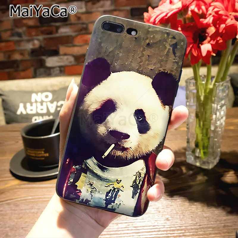 MaiYaCa курение травы Черный силиконовый чехол для телефона чехол для iPhone 8 7 6 6S Plus X XS MAX XR 5S SE 11pro max чехол для сотового телефона