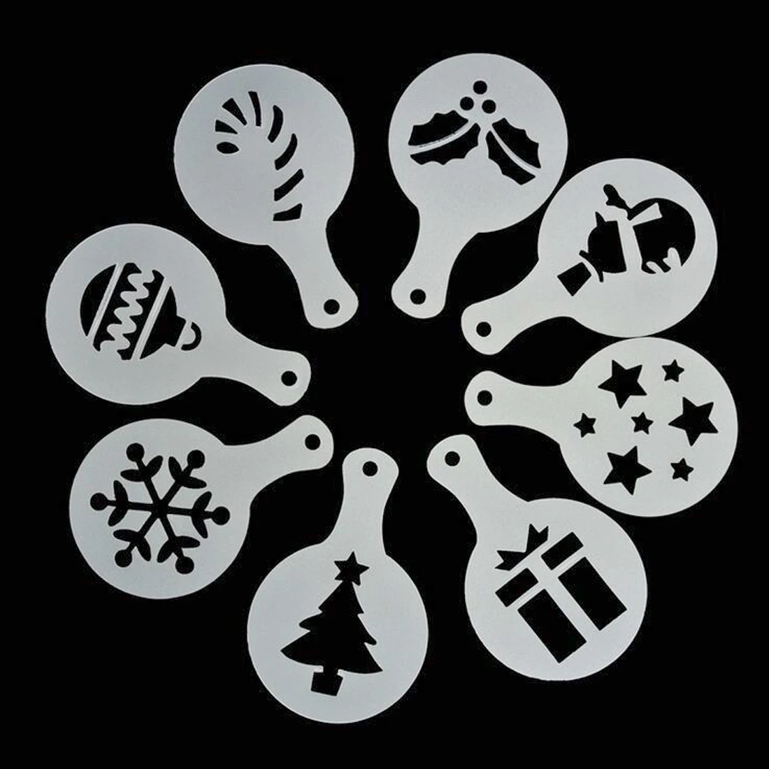 Новое поступление 8 шт Рождественская елка трафарет для торта Свадебная