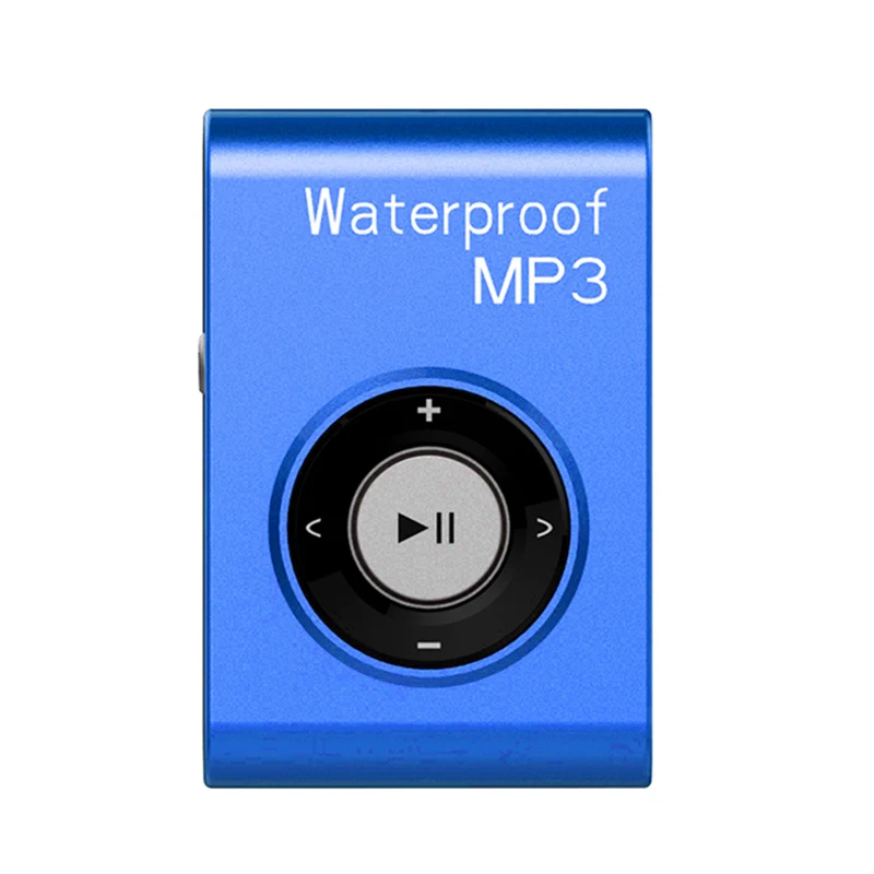 4 ГБ 8 ГБ Водонепроницаемый IPX8 Спортивный MP3 плеер петличный FM радио Плавание Серфинг Бег MP3 с наушниками под водой