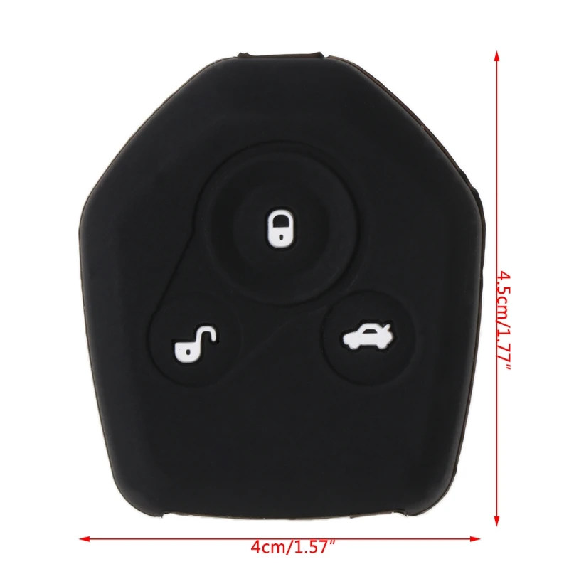 3 кнопки силиконовый автомобильный чехол для брелка с ключом Subaru Forester Outback Legacy