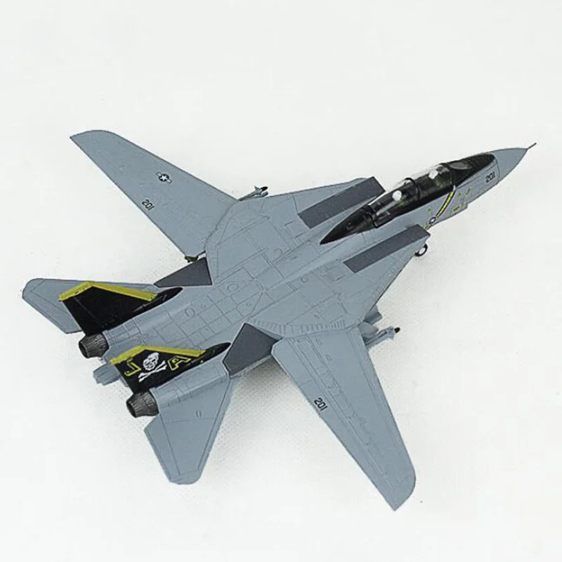 Масштаб 1/100 военная модель игрушки F14 фотокот AJ200 искусственный боец США ВМС армия