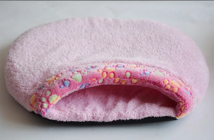 

hot style coral fleece Pet supplies ultra thick ultra soft waterproof Small cat sleeping bag pet nest cat dog kennel cat mat