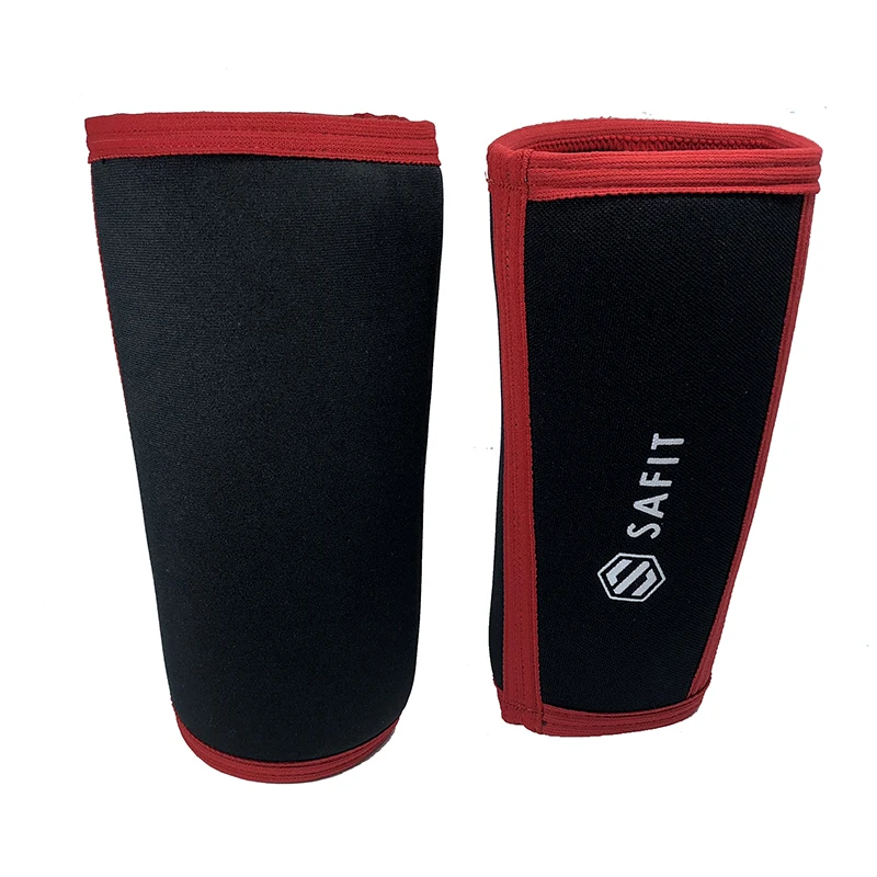 Elbow Sleeves Support brace Compression Neoprene 7mm for Powerlifting Weightlifting Bench &amp Tendonitis sold as a pair | Спорт и