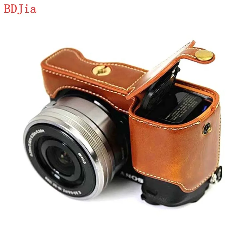 Новейший Модный чехол для камеры Sony из искусственной кожи A6500 с отделением