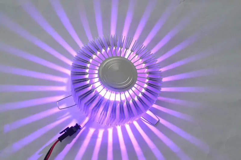 Современный светодиодный потолочный светильник 3 Вт RGB настенный для
