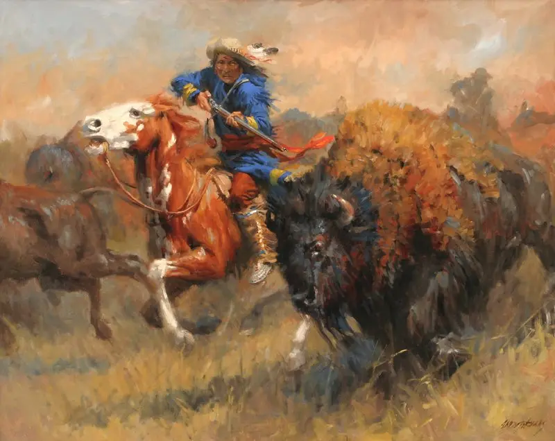 Основной портрет племени подлинный расписанный вручную художественный масляной