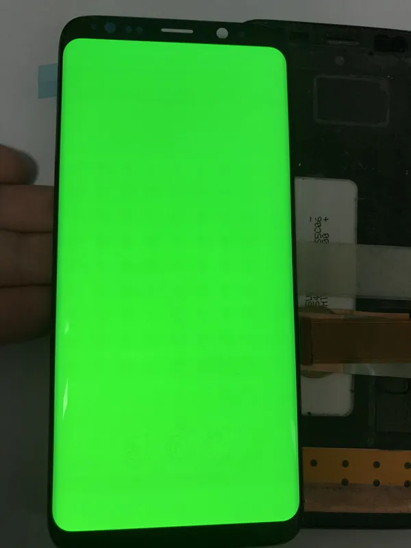 Сжигаемый в тени ЖК s для samsung Galaxy S8 G950U ЖК-дисплей с рамкой сенсорный экран дигитайзер супер AMOLED