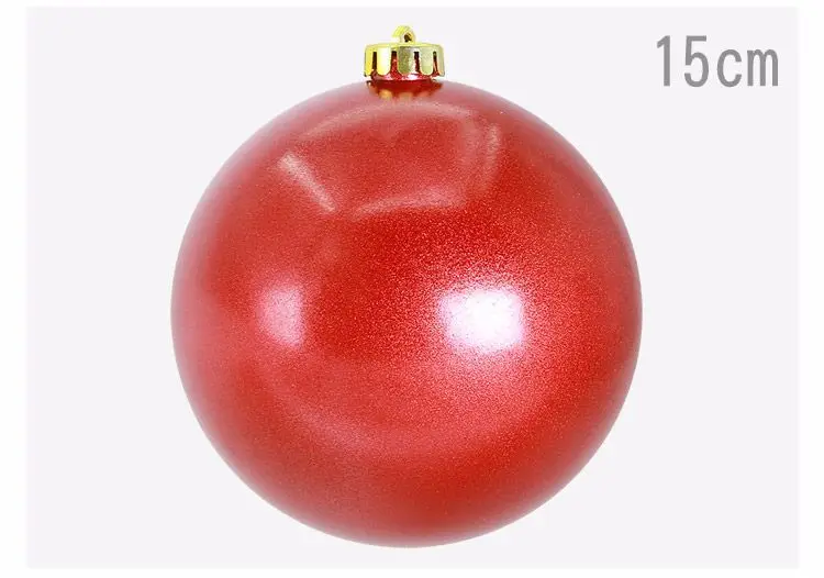 Navidad Natal 15 см шар украшения Рождественские украшения для дома или вечерние Большие размеры для улицы