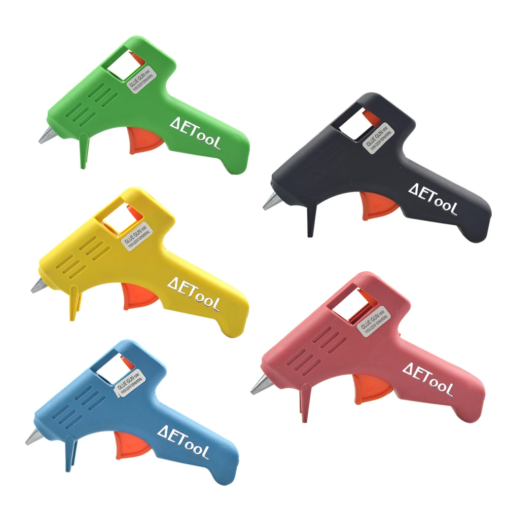 AETool 10 Вт Мини Синий термо пистолет тепловой горячий клей для ремонта DIY