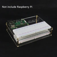 2 layers raspberry pi 3 mounting plate acrylic prototype experiment platemb 102 breadboardjumper cable for raspberry pi 3b2