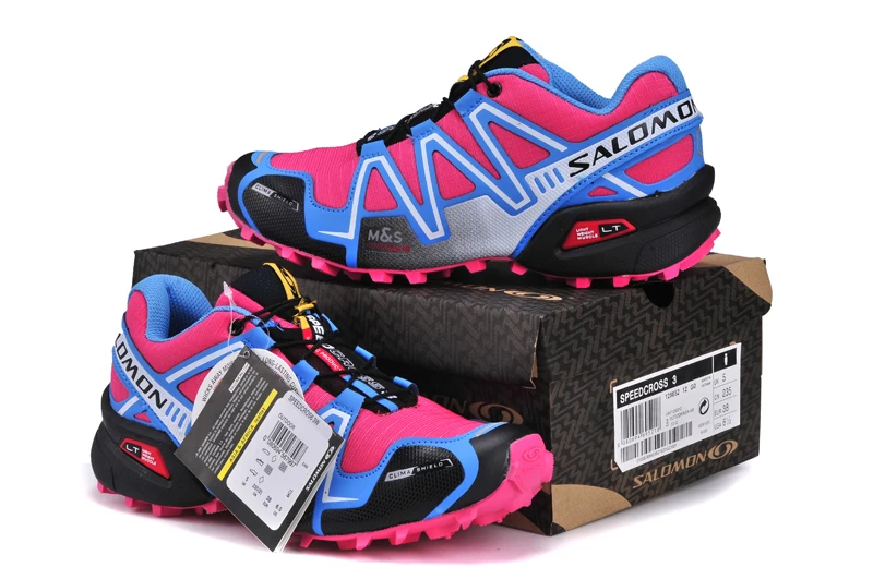 Salomon Скорость Крест 3 CS женские ботинки для улицы дышащая Соломон кроссовки