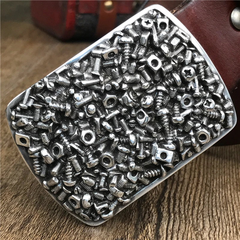 Ремень мужской из натуральной кожи металлическая кожа толстый MBT0497|Мужские