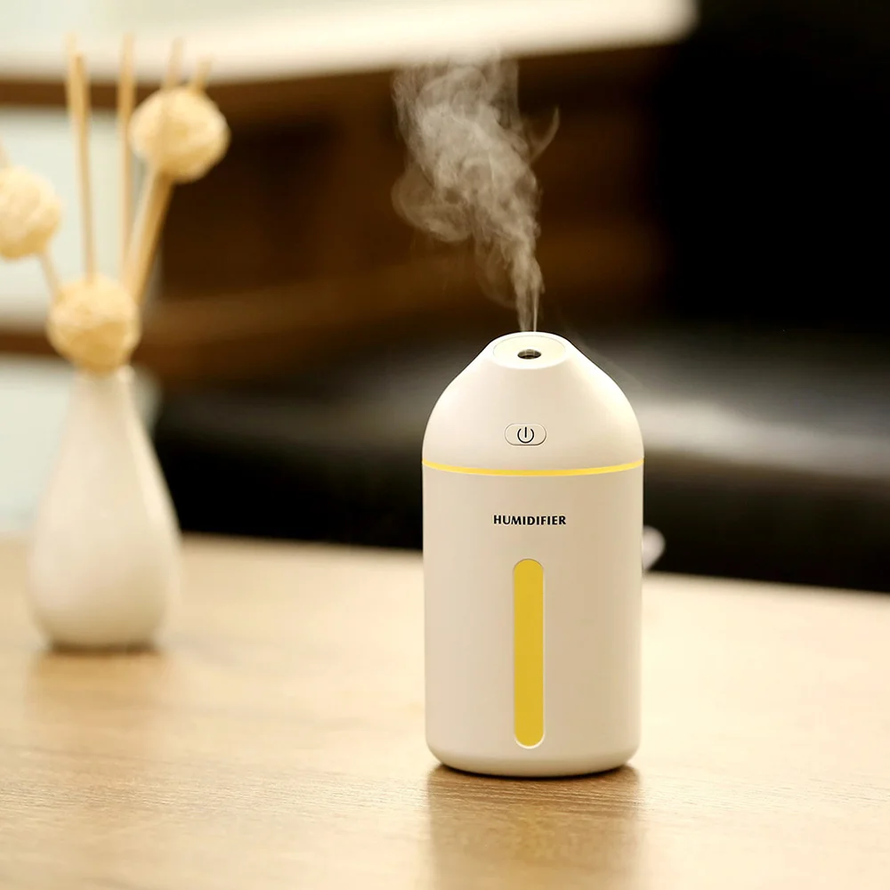 Mini Portable Car Humidifier Cute C9 LED Night Light Desktop Air Automatic Power Off Protection USB Diffuser Purifier | Бытовая техника
