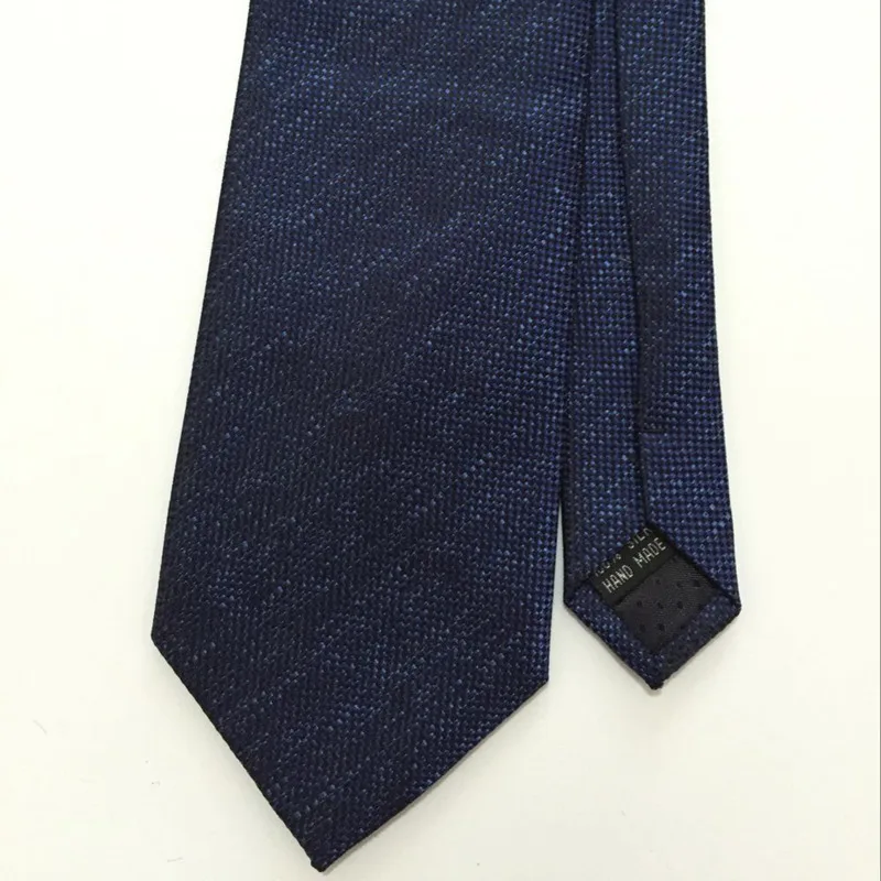 Мужской галстук в клетку голубой черный жаккардовый Шелковый свадебные костюмы