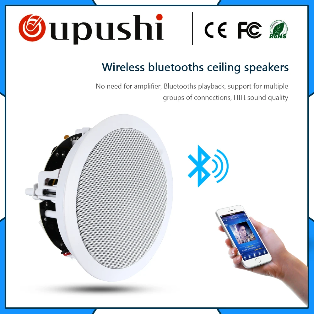OUPUSHI VX6 C bluetooth потолочный динамик 10 100 Вт Высокое качество Встроенные динамики