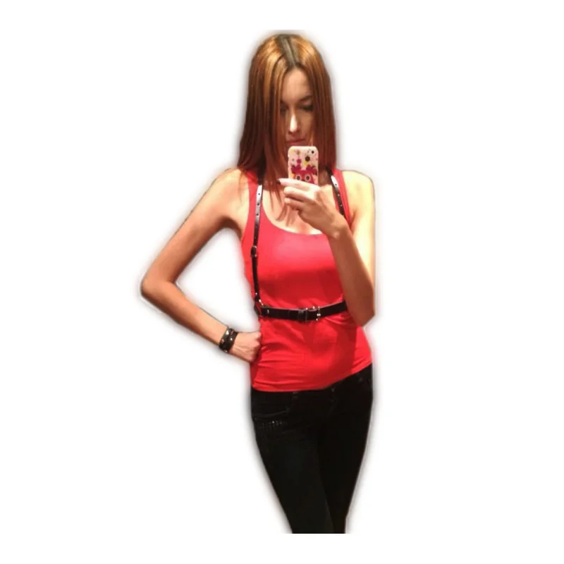 Женская портупея уличный ремень Dark Rock крутой воротник с регулируемой пряжкой