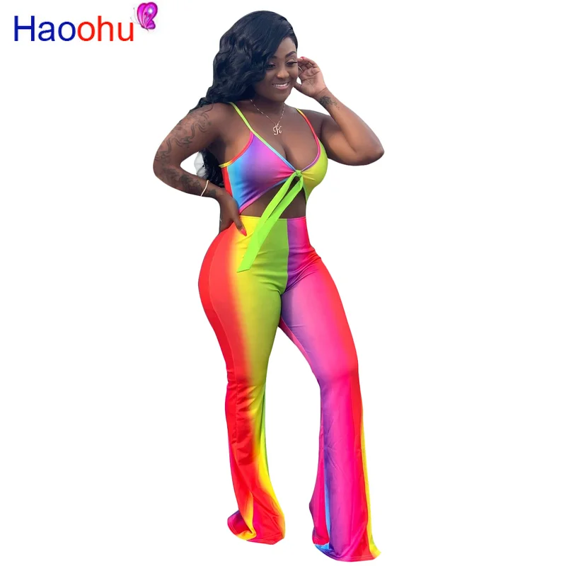 Пикантный комбинезон HAOOHU Spagetti на бретелях женская уличная одежда летние