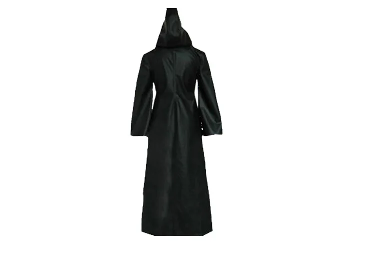Костюм для косплея Kingdom Hearts Roxas искусственный кожаный плащ с цепочкой|leather cloak|roxas