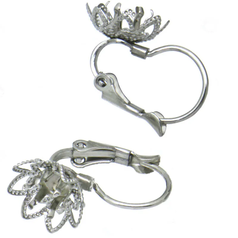 

Серьги-Клипсы из нержавеющей стали с крючком