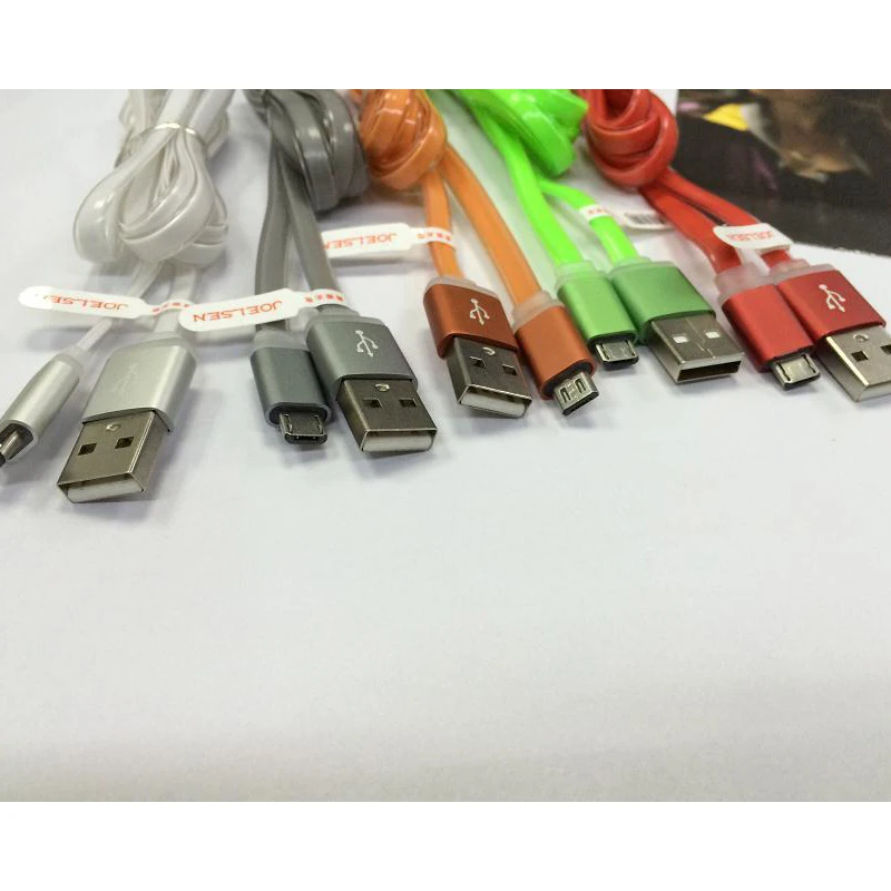 BaiDaFeiNuo Data and Charging cable For Andriod aluminium alloy connector transparent colour line Multi-colours | Мобильные телефоны