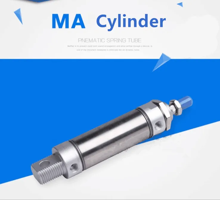 Бесплатная доставка Нержавеющая сталь пневматический цилиндр с магнитом MA25