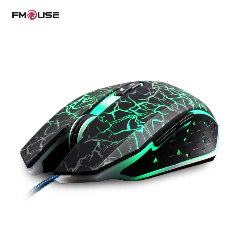 Оригинальная игровая мышь F MOUSE X8 Dazzle Color Diamond Edition проводная геймерская оптическая