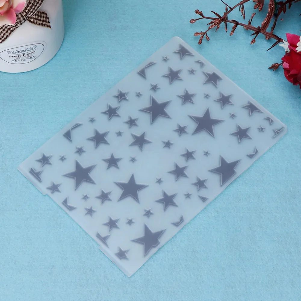 Пластиковый шаблон для выбивания папки DIY скрапбукинга фотоальбома карты бумаги