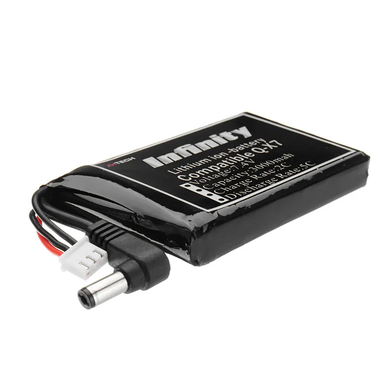 AHTECH для Infinity 7 4 V 3000mAh 2S 2C 5C Lipo батарея Frsky Q X7 передатчик пульт дистанционного