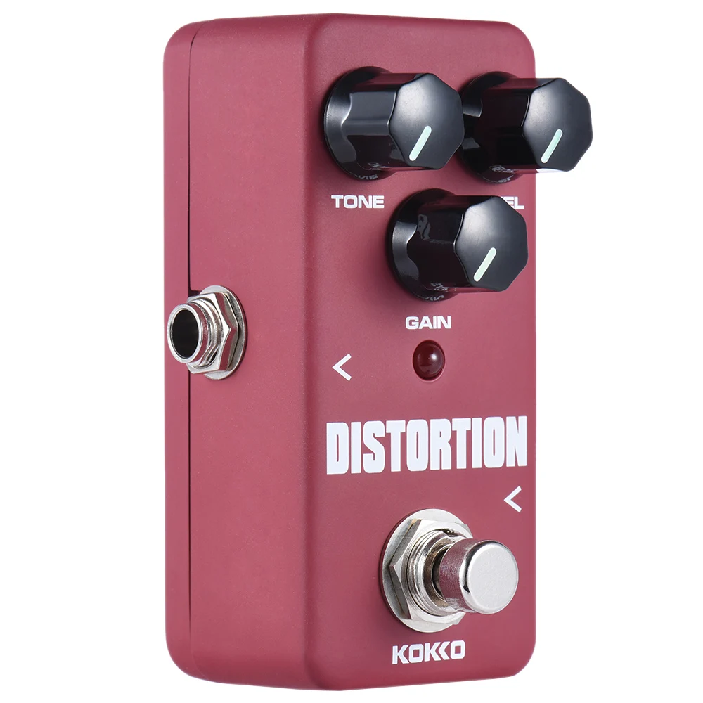 KOKKO FDS2 Mini Distortion Pedal Portable Guitar Effect Accessories Musical Instrument | Спорт и развлечения