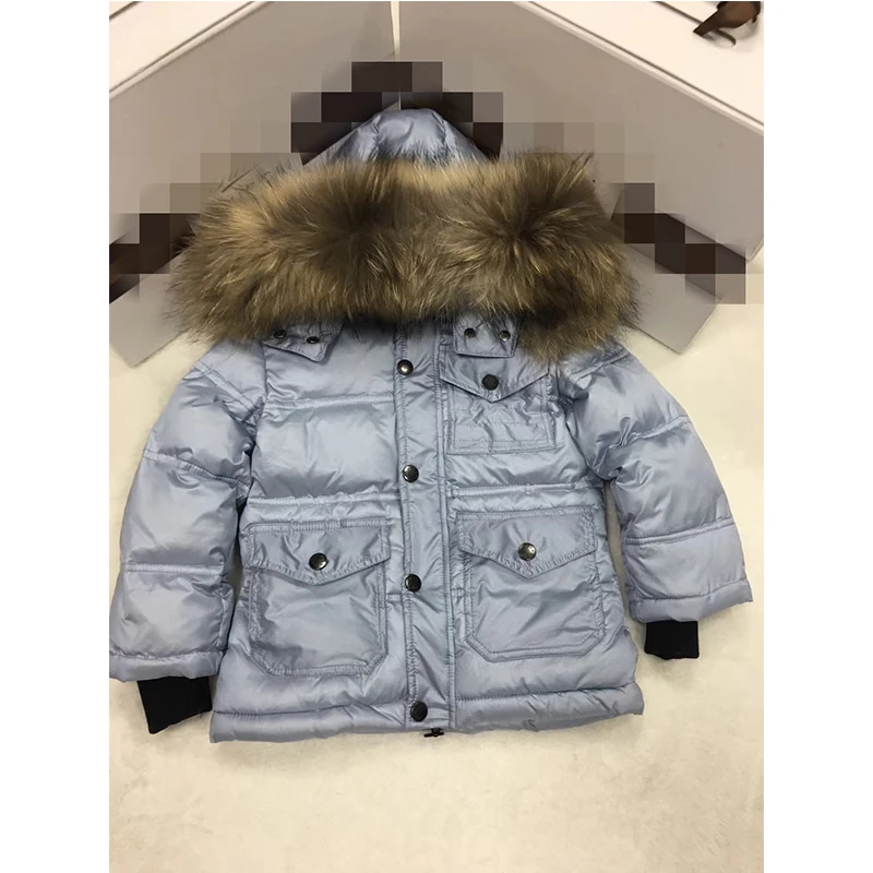 Одежда для маленьких мальчиков и девочек комплекты теплая зимняя детская куртка