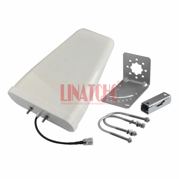 Наружный белый Полнодиапазонный репитер lpda Антенна 800-2500MHz 9DB 3g GSM