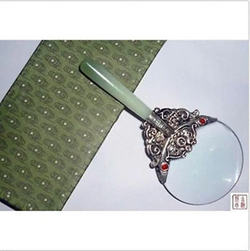 Китайская лампа Серебряного и Нефритового увеличительного стекла|Статуи