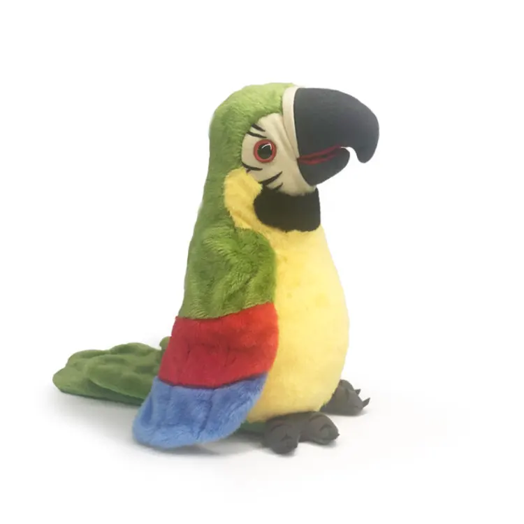 Новые креативные персонажи из мультфильмов Kawaii имитация попугая не двигается