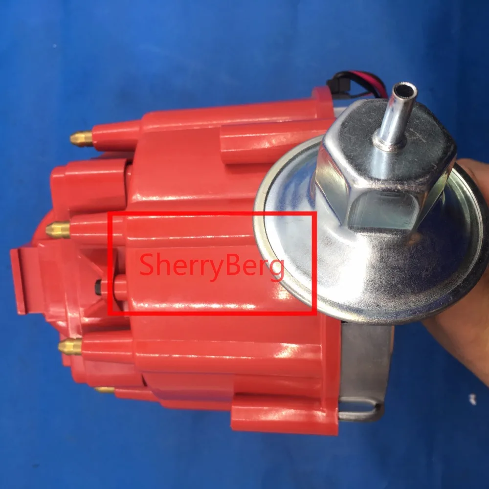 Для Ford BBF FE V8 50K по одному проводу HEI распределитель 352 360 390 406 427 428 красный Кепки