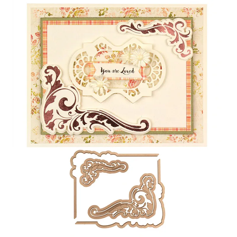 Металлические Горячие тарелки из фольги с краями в форме листьев новинка 2019 для