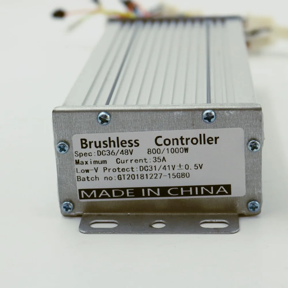 15 Mosfets 36 V/48 V 800W 1000W 35A двойной датчик режима/датчик меньше BLDC Электрический велосипед/контроллер скутера