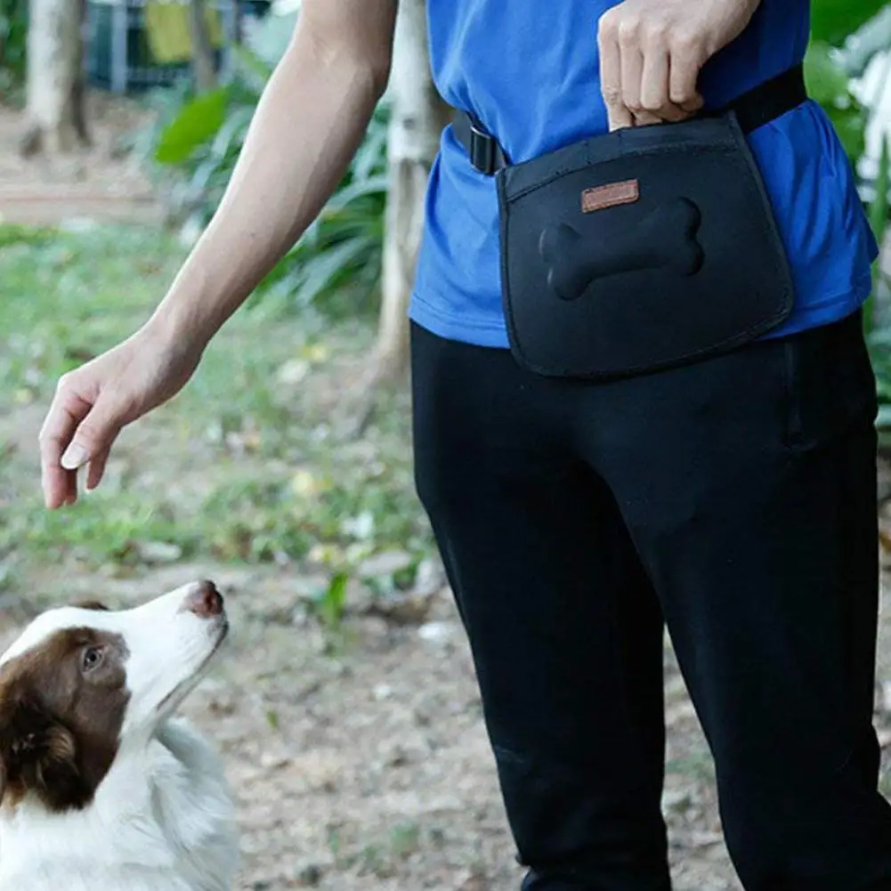 Адеинг Pet Treat Pouch тренировочный мешок для собак поясная сумка карманы закусок с
