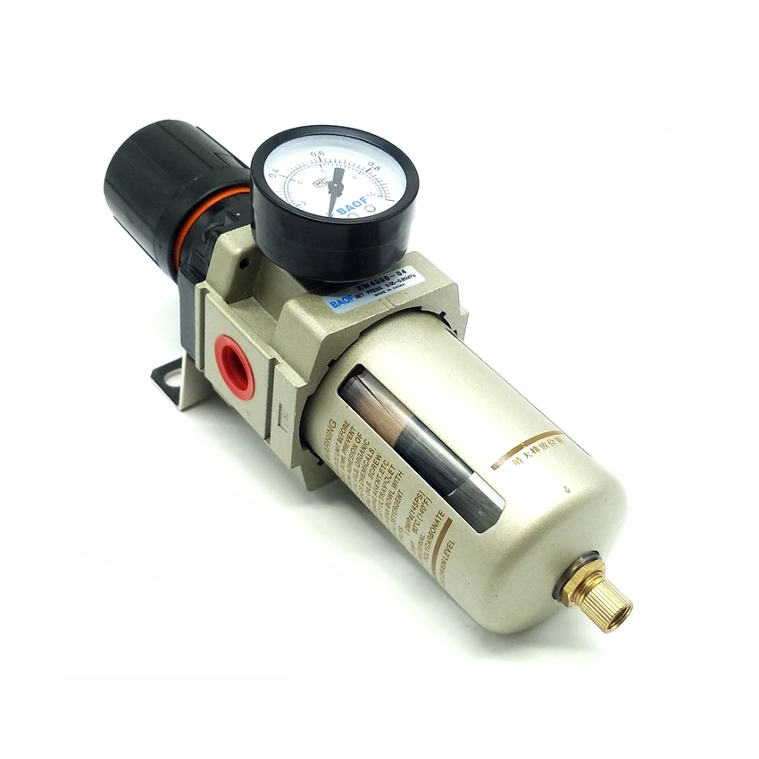 Пневматический Регулятор воздушного фильтра Φ 1/2 ''ручной тип Слива AW4000-04