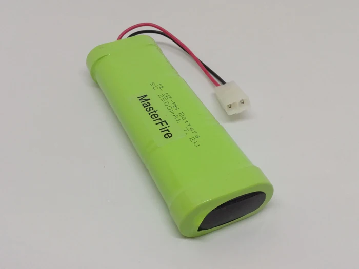 

MasterFire 5pack/lot Brand New SC 7.2V 2500mAh Ni-Mh Battery Cell Rechargeable NiMH Batteries Pack for RC Car