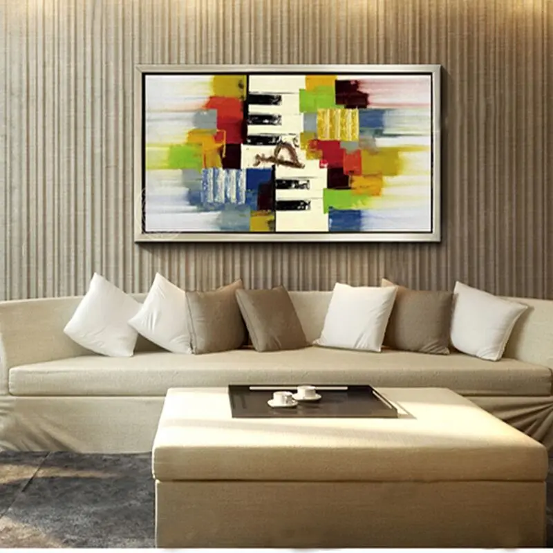Настенная абстрактная картина Современная маслом на холсте украшение для дома