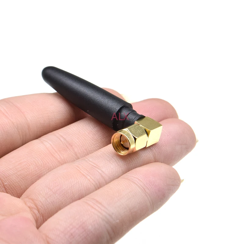 2 шт. радиоантенна 4 ГГц Wi-Fi bluetooth дБи усиление штекер SMA разъем прямоугольный
