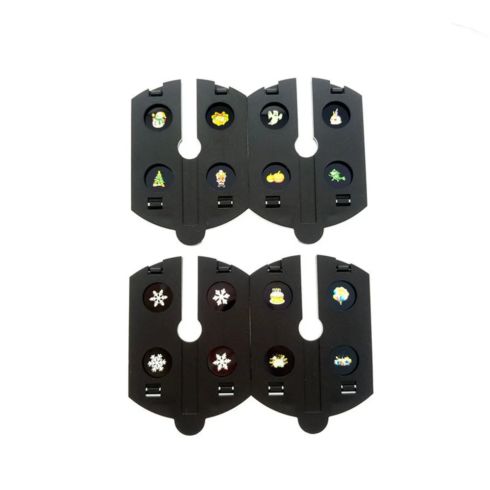 3 * AAA аккумуляторный светодиодный проектор фонарик 4 слайда Рождественское