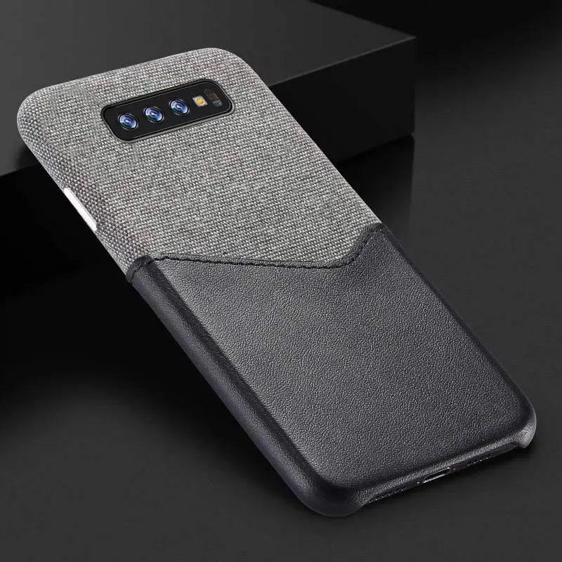 Подлинная Кожаный чехол для samsung galaxy s10 плюс Lite крышки с мягкая ткань тонкая