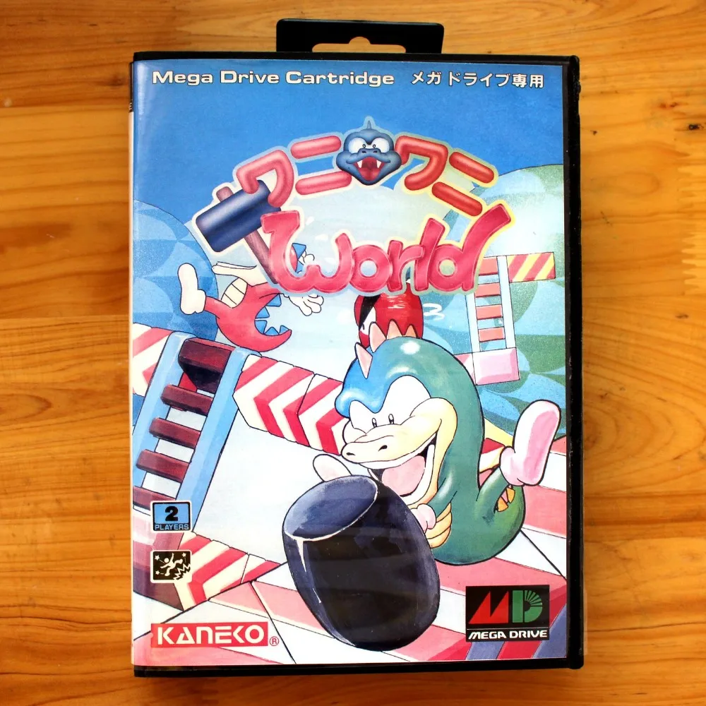 Вани мир 16 бит SEGA MD карточная игра с коробку для Sega игры Mega Drive Genesis | Электроника