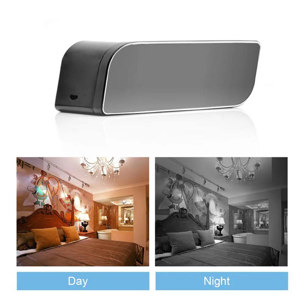 CCTV 1080P wifi мини-камера с будильником времени, беспроводная няня с часами, P2P безопасность, ночное видение, обнаружение движения, Домашняя безопасность, ip-камера