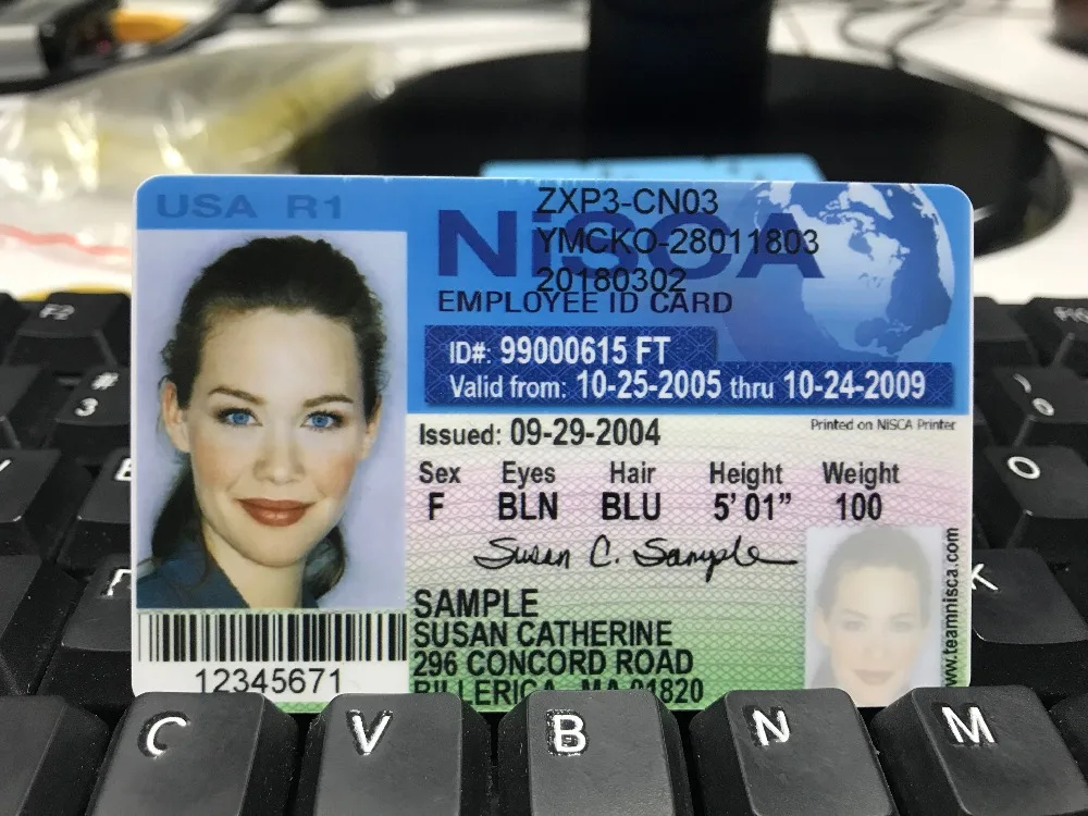 800015-UV синяя флуоресцентная термопереводная лента 1000 принтов/рулон для принтера ID
