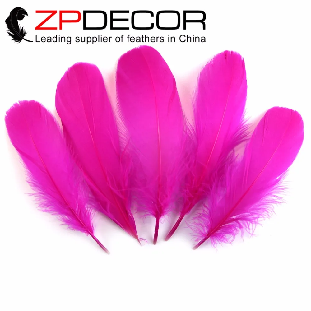 ZPDECOR перо от производителя 200 шт./лот красивые фуксия Гусь Nagoire свободные перья