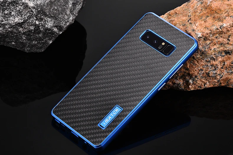 Imatch чехол для samsung Примечание 8 9 Note8 металлический корпус алюминий+ углеродного волокна задняя крышка для samsung S8 S9 плюс Примечание 9 8 coque
